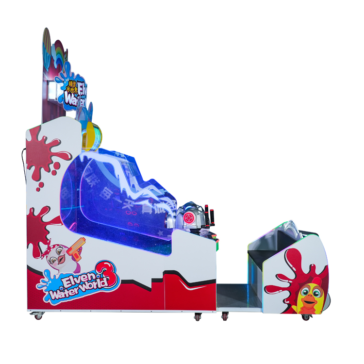 Elf Water World 3 Two-Player 47'' Screen Water Shooting Arcade Machine