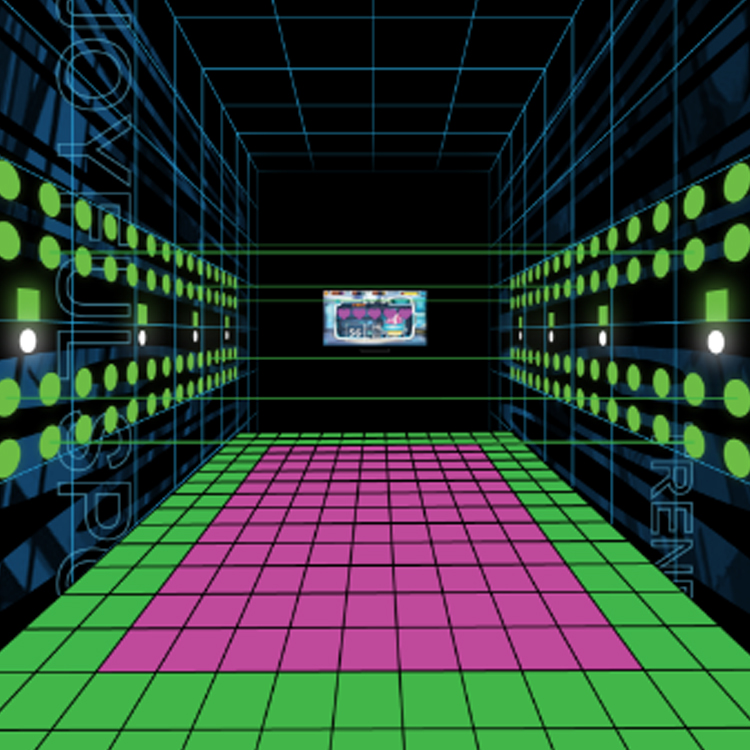 Interactive Laser Matrix Obstacle Game Room - High-Tech Motion Challenge