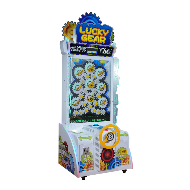 Lucky Gear 2 - Mechanical Ticket Redemption Arcade Machine with Industrial Gear Theme
