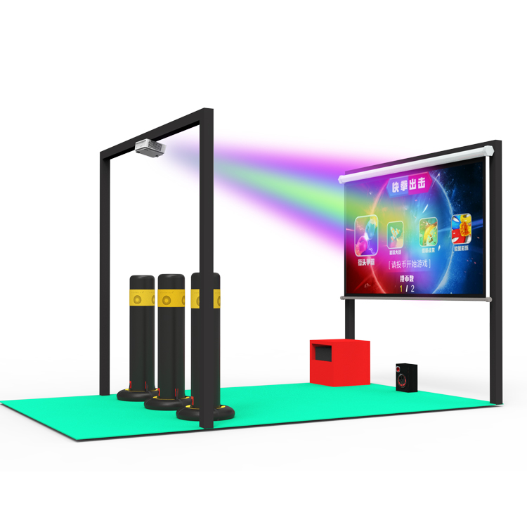 Dynamic Interactive Boxing Machine | Smart Scoring | Rhythm Punching Game | 1-2 Player