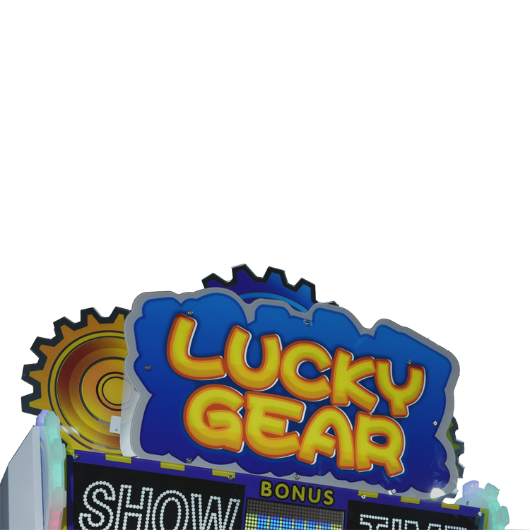 Lucky Gear 2 - Mechanical Ticket Redemption Arcade Machine with Industrial Gear Theme