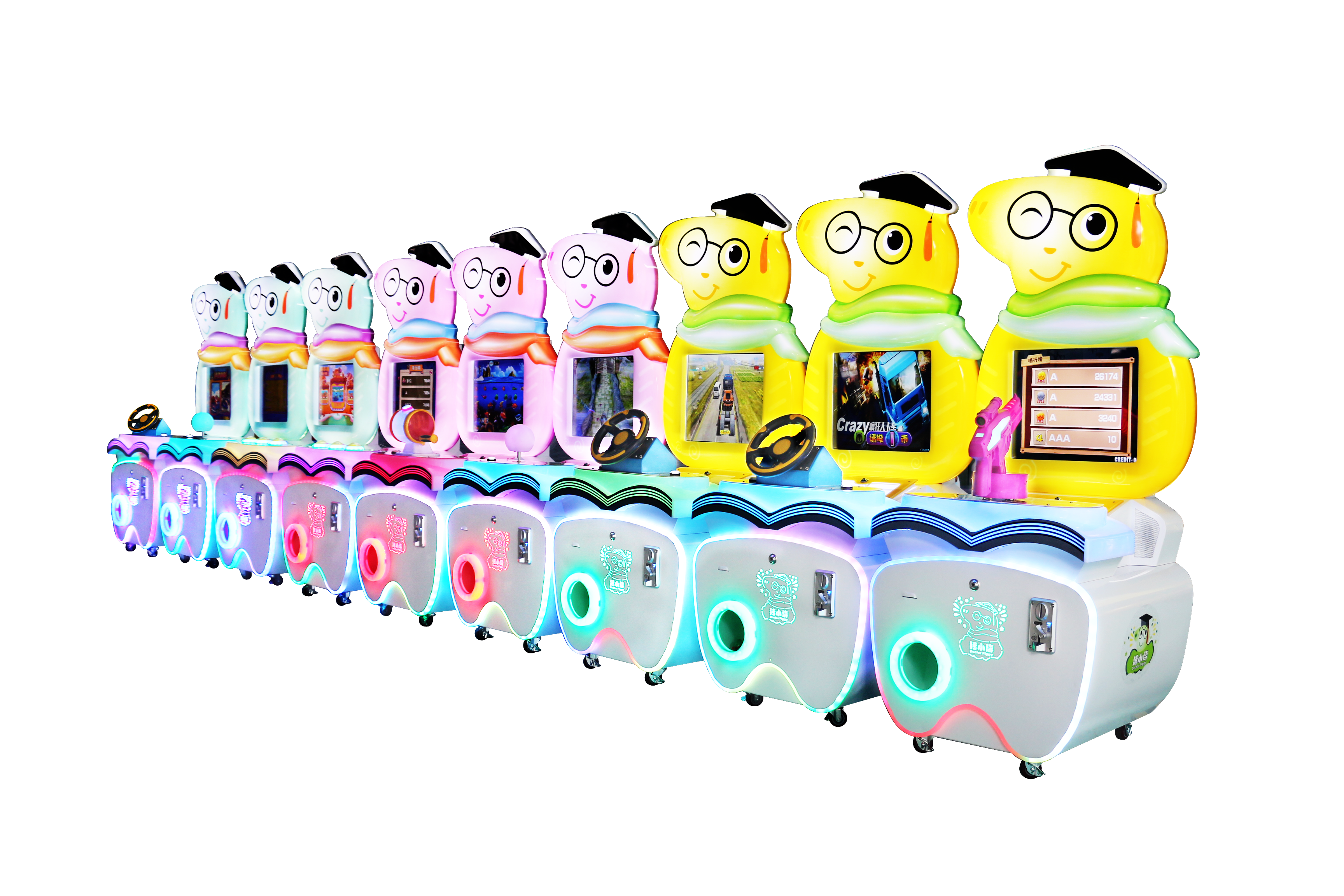 Pig Xiaobo Kids Edutainment Machine - Multi-Game Parent-Child Arcade Equipment