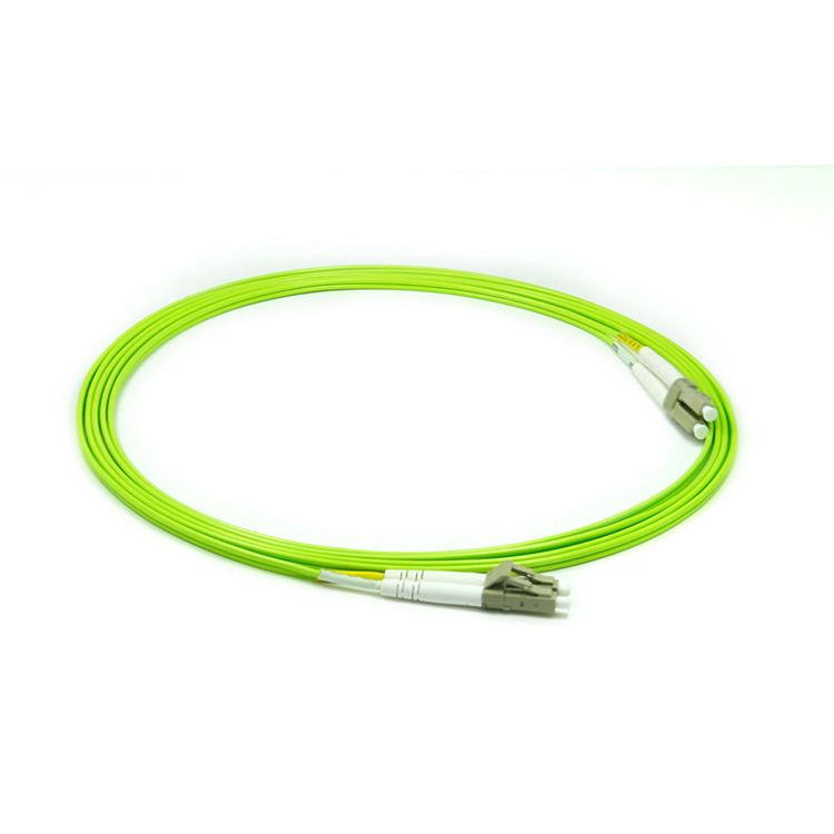 LC-LC/UPC Fiber Optic Patch Cord OM5 Multimode Duplex 2.0mm PVC/LSZH