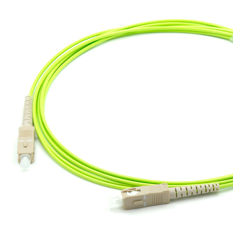 SC-SC/UPC Fiber Optic Patch Cord OM5 Multimode Simplex 2.0mm PVC/LSZH