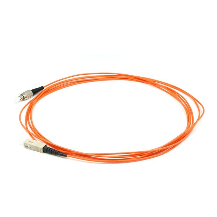 LC-SC/UPC Fiber Optic Patch Cord OM1/OM2 Simplex 2.0mm PVC/LSZH