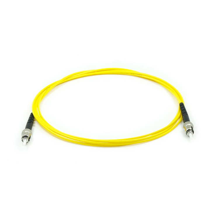 ST-ST/UPC Fiber Optic Patch Cord Singlemode Simplex 9/125um 2.0mm PVC