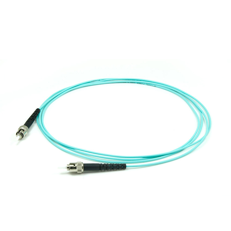 ST-ST/UPC Fiber Optic Patch Cord OM3 Simplex 2.0mm PVC/LSZH