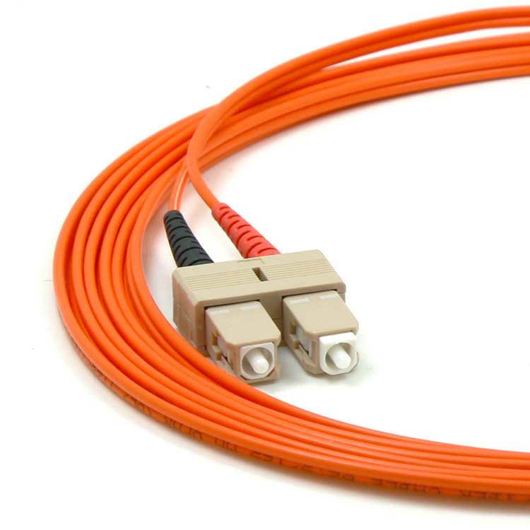 SC-SC/UPC Fiber Optic Patch Cord OM1/OM2 Duplex 2.0mm PVC/LSZH