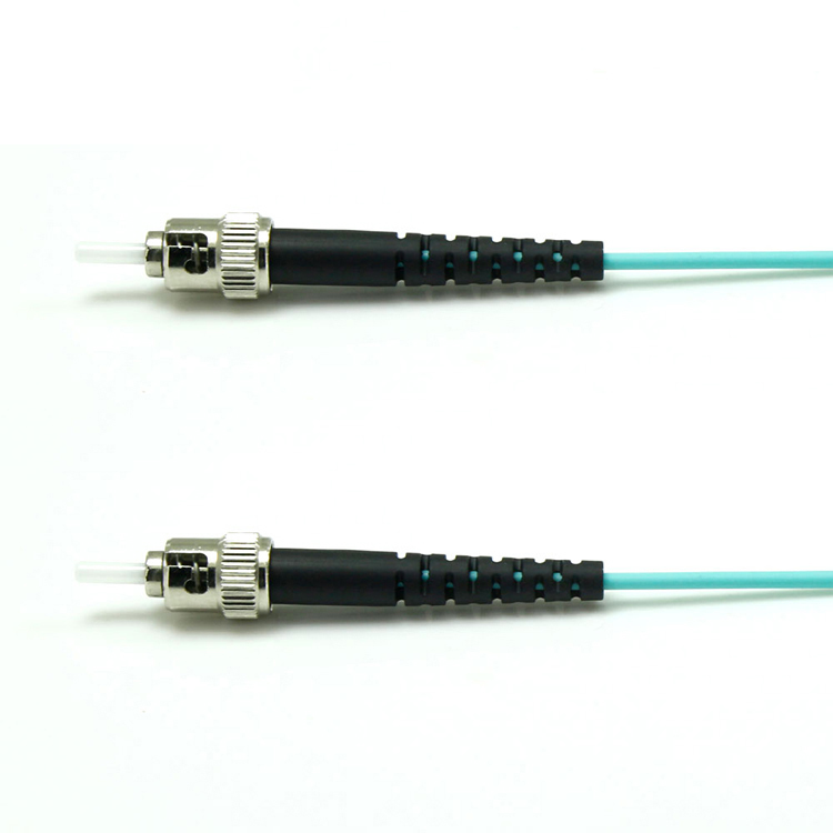 ST-ST/UPC Fiber Optic Patch Cord OM3 Simplex 2.0mm PVC/LSZH