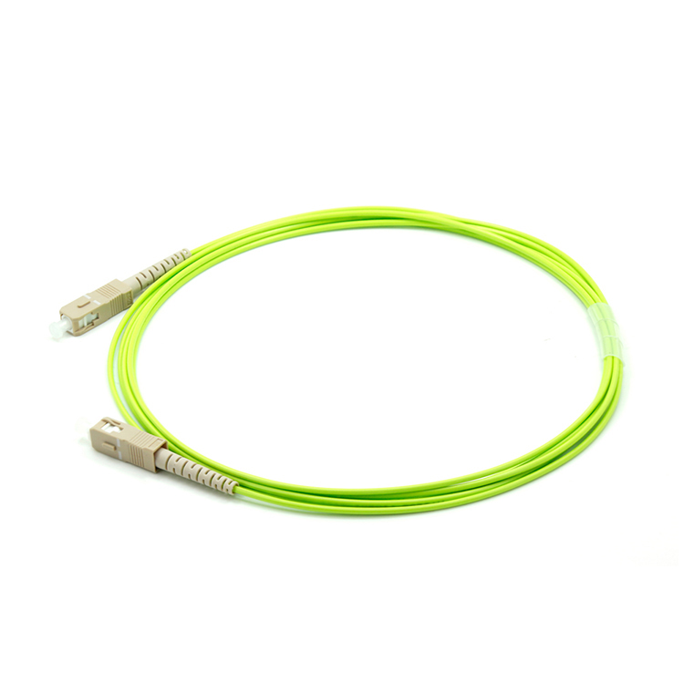 SC-SC/UPC Fiber Optic Patch Cord OM5 Multimode Simplex 2.0mm PVC/LSZH