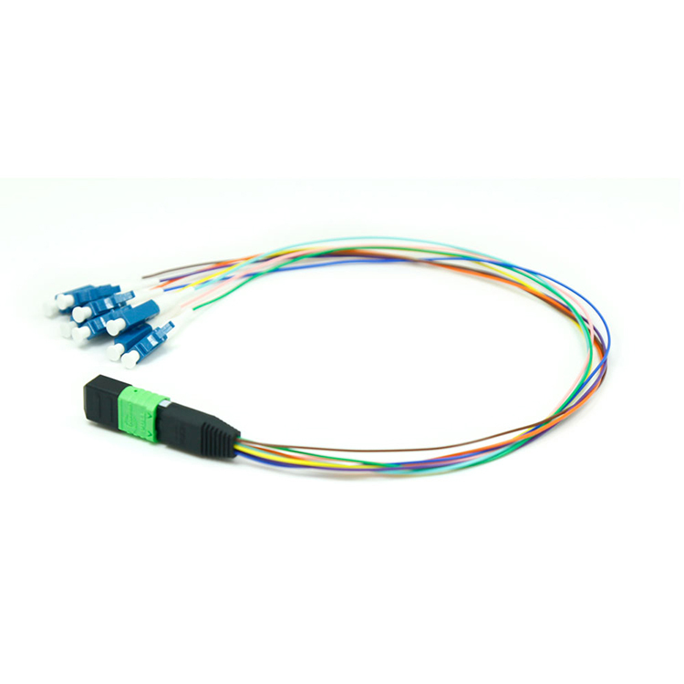 MTP®/APC 12 Cores Simplex LC/UPC Branch Fiber Optic Patch cord
