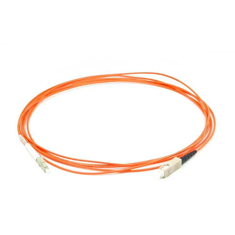 SC-FC/UPC Fiber Optic Patch Cord OM1/OM2 Simplex 2.0mm PVC/LSZH