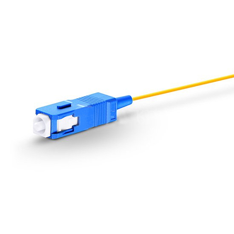 SC/UPC Optical Fiber Pigtail OS2 Singlemode Simplex 9/125um 0.9mm PVC