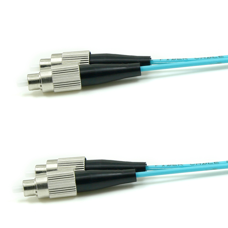 FC-FC/UPC Fiber Optic Patch Cord OM3 Duplex 2.0mm PVC/LSZH