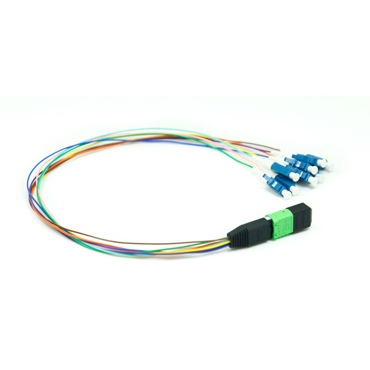 MTP®/APC 12 Cores Simplex LC/UPC Branch Fiber Optic Patch cord