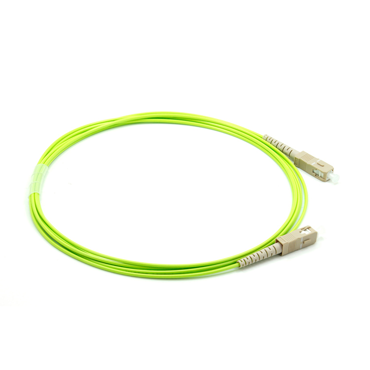 SC-SC/UPC Fiber Optic Patch Cord OM5 Multimode Simplex 2.0mm PVC/LSZH