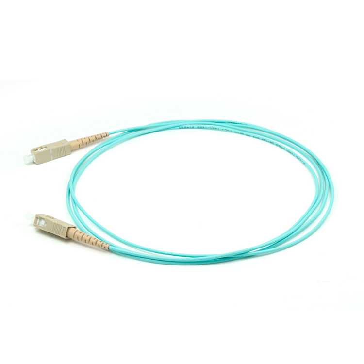 SC-SC/UPC Fiber Optic Patch Cord OM3 Simplex 2.0mm PVC/LSZH