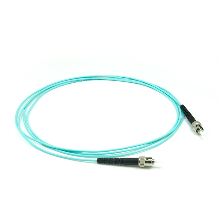 ST-ST/UPC Fiber Optic Patch Cord OM3 Simplex 2.0mm PVC/LSZH