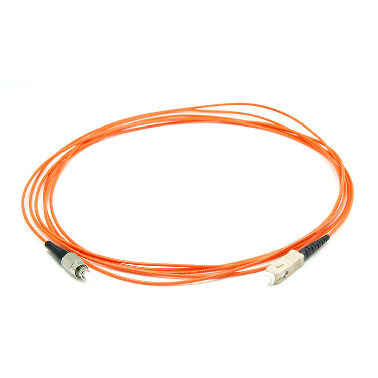 LC-SC/UPC Fiber Optic Patch Cord OM1/OM2 Simplex 2.0mm PVC/LSZH