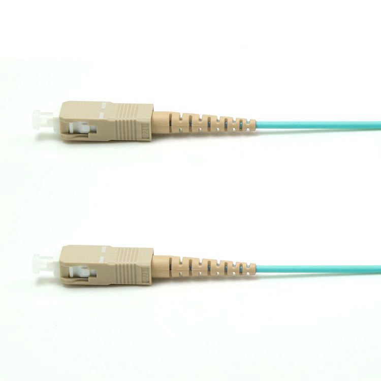 SC-SC/UPC Fiber Optic Patch Cord OM3 Simplex 2.0mm PVC/LSZH