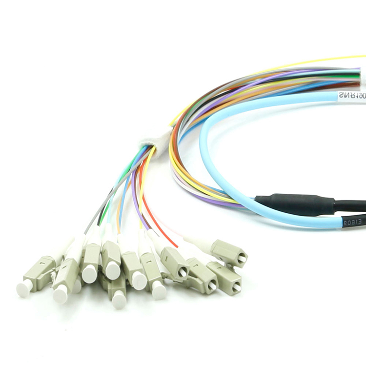 LC-LC/UPC Fiber Optic Patch Cord OM3 3.0mm 12 Multi-core Branch PVC