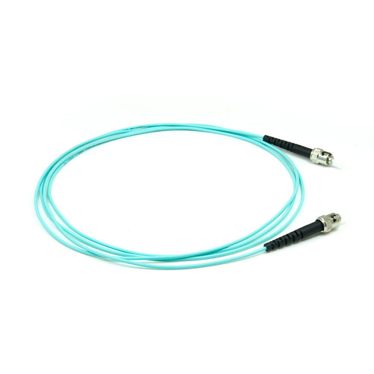 ST-ST/UPC Fiber Optic Patch Cord OM3 Simplex 2.0mm PVC/LSZH