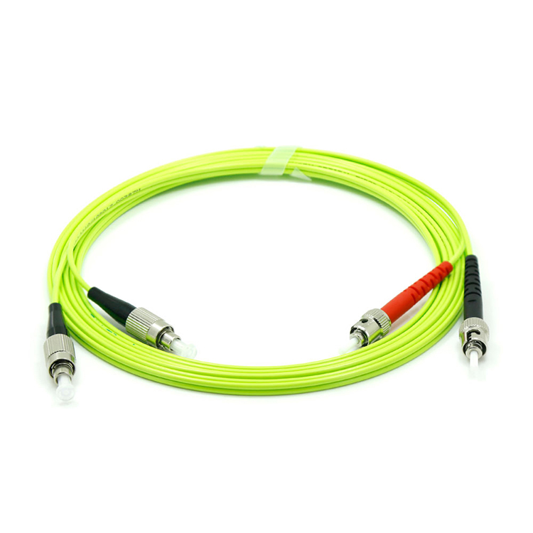 FC-ST/UPC Fiber Optic Patch Cord OM5 Multimode Duplex 2.0mm PVC/LSZH