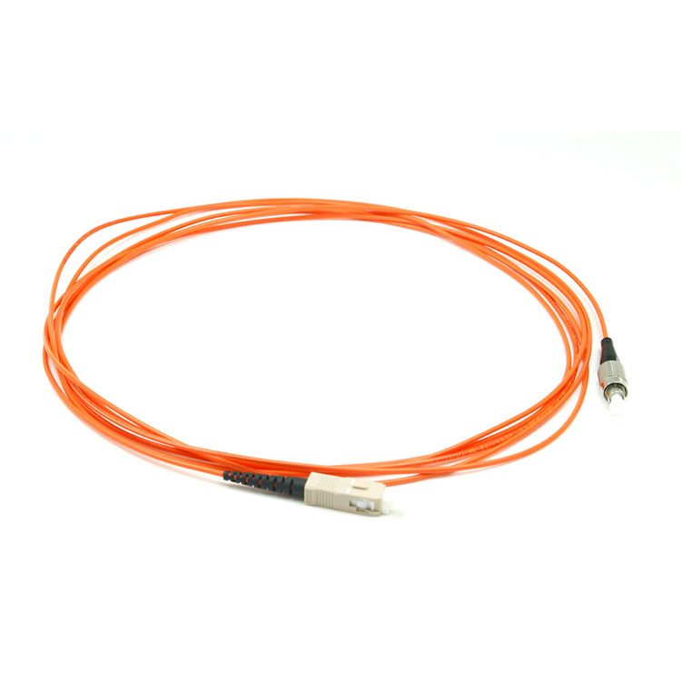 LC-SC/UPC Fiber Optic Patch Cord OM1/OM2 Simplex 2.0mm PVC/LSZH