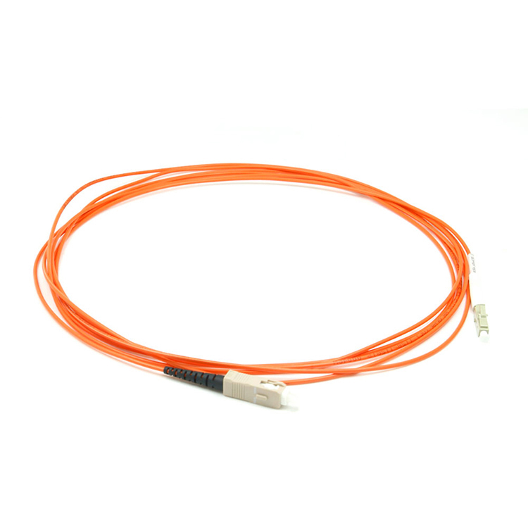 SC-FC/UPC Fiber Optic Patch Cord OM1/OM2 Simplex 2.0mm PVC/LSZH