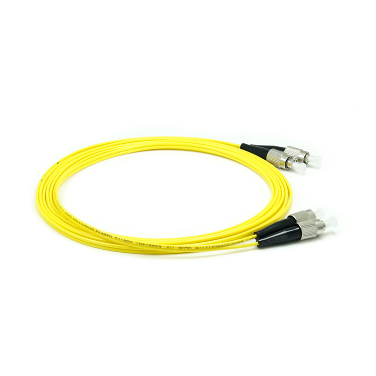 FC-FC/UPC Fiber Optic Patch Cord Singlemode Duplex 9/125um 2.0mm PVC
