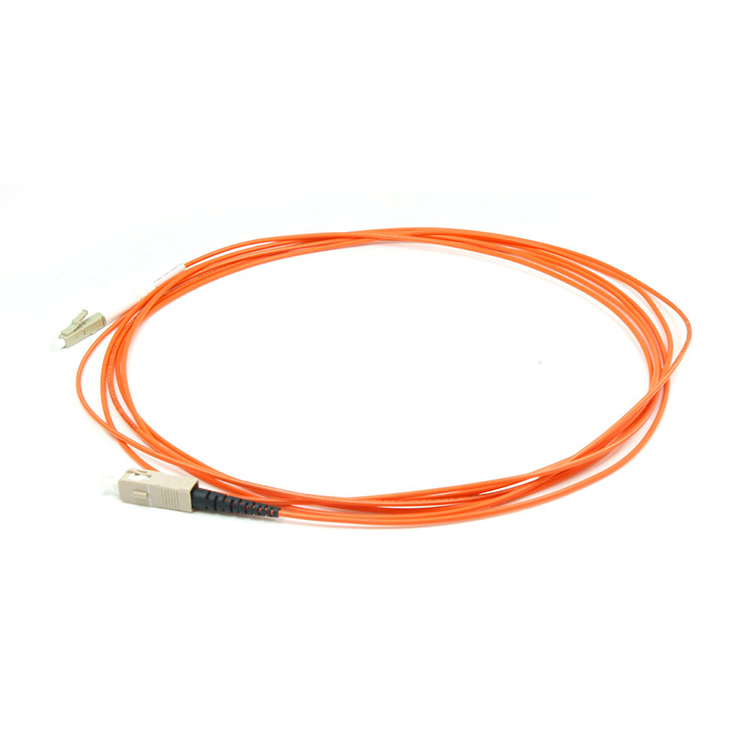 SC-FC/UPC Fiber Optic Patch Cord OM1/OM2 Simplex 2.0mm PVC/LSZH
