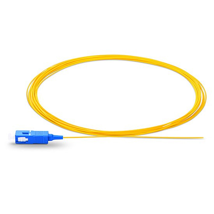 SC/UPC Optical Fiber Pigtail OS2 Singlemode Simplex 9/125um 0.9mm PVC