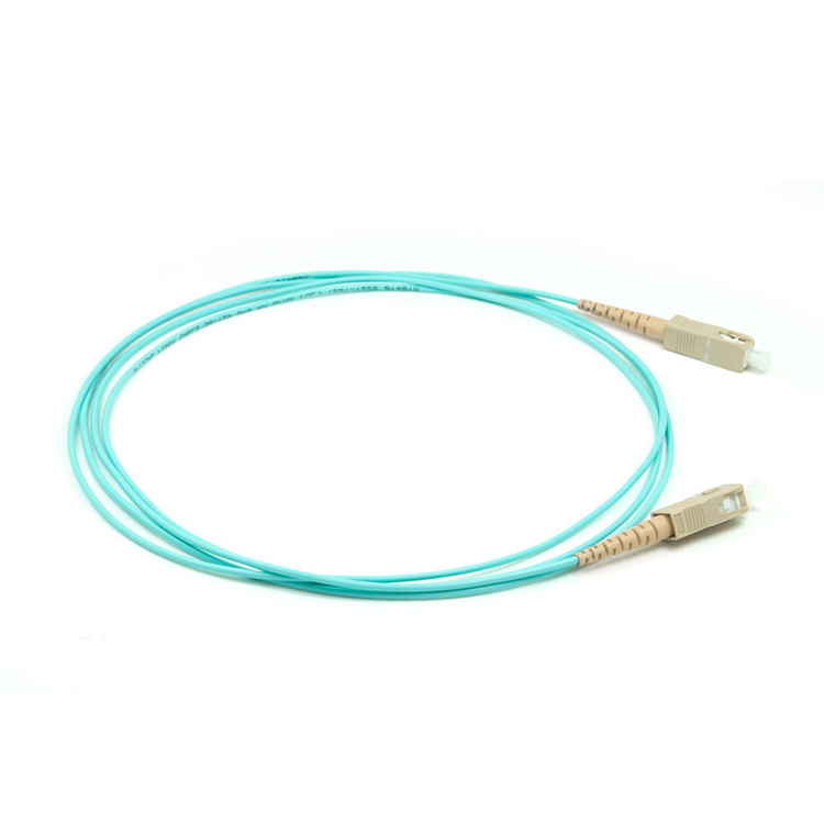 SC-SC/UPC Fiber Optic Patch Cord OM3 Simplex 2.0mm PVC/LSZH
