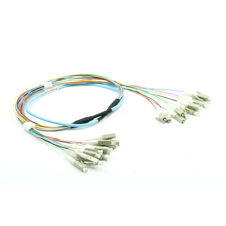 LC-LC/UPC Fiber Optic Patch Cord OM3 3.0mm 12 Multi-core Branch PVC