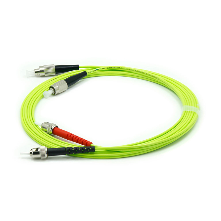 FC-ST/UPC Fiber Optic Patch Cord OM5 Multimode Duplex 2.0mm PVC/LSZH