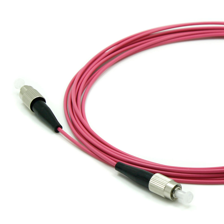 FC-FC/UPC Fiber Optic Patch Cord OM4 Multimode Simplex 50/125um 2.0mm PVC/LSZH