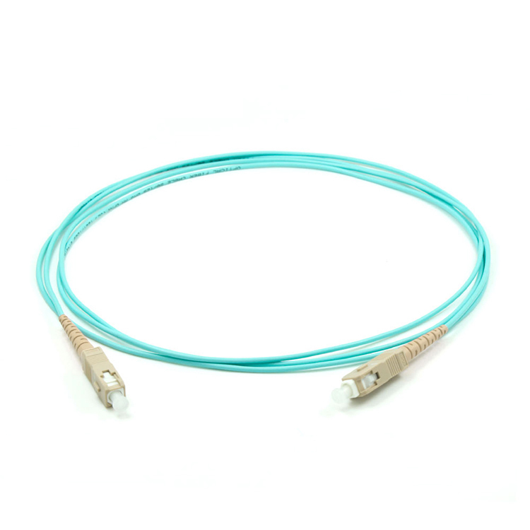 SC-SC/UPC Fiber Optic Patch Cord OM3 Simplex 2.0mm PVC/LSZH