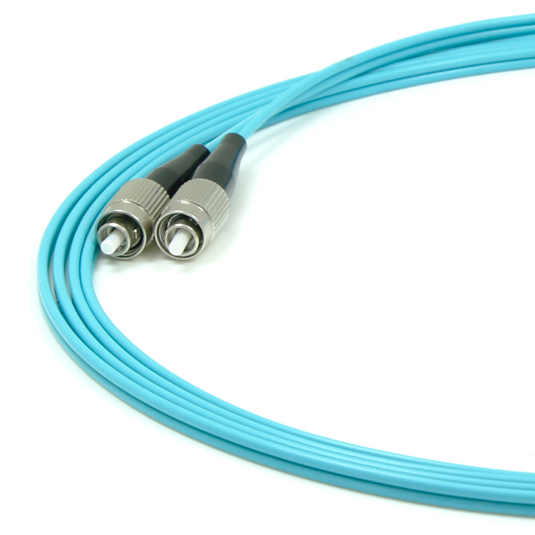 FC-FC/UPC Fiber Optic Patch Cord OM3 Duplex 2.0mm PVC/LSZH