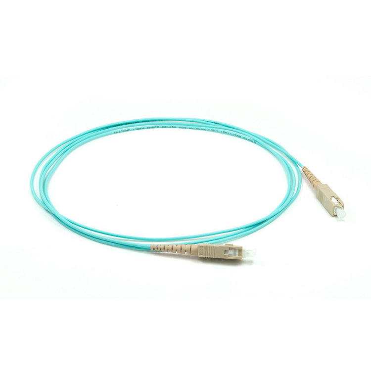 SC-SC/UPC Fiber Optic Patch Cord OM3 Simplex 2.0mm PVC/LSZH