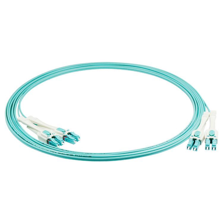LC-LC/UPC Fiber Optic Patch Cord OM3 Duplex 3.0mm PVC/LSZH