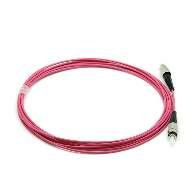 FC-FC/UPC Fiber Optic Patch Cord OM4 Multimode Simplex 50/125um 2.0mm PVC/LSZH