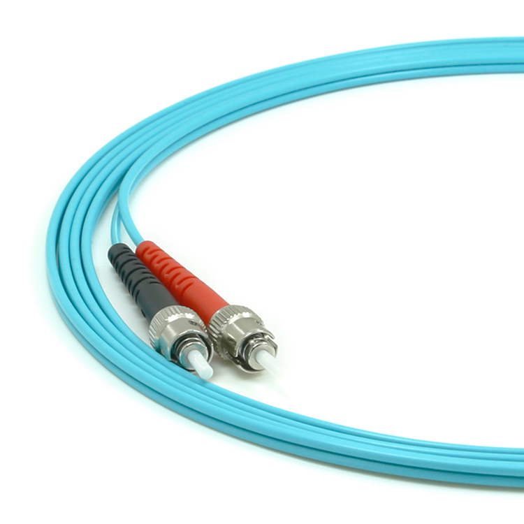 SC-ST/UPC Fiber Optic Patch Cord OM3 Duplex 2.0mm PVC/LSZH