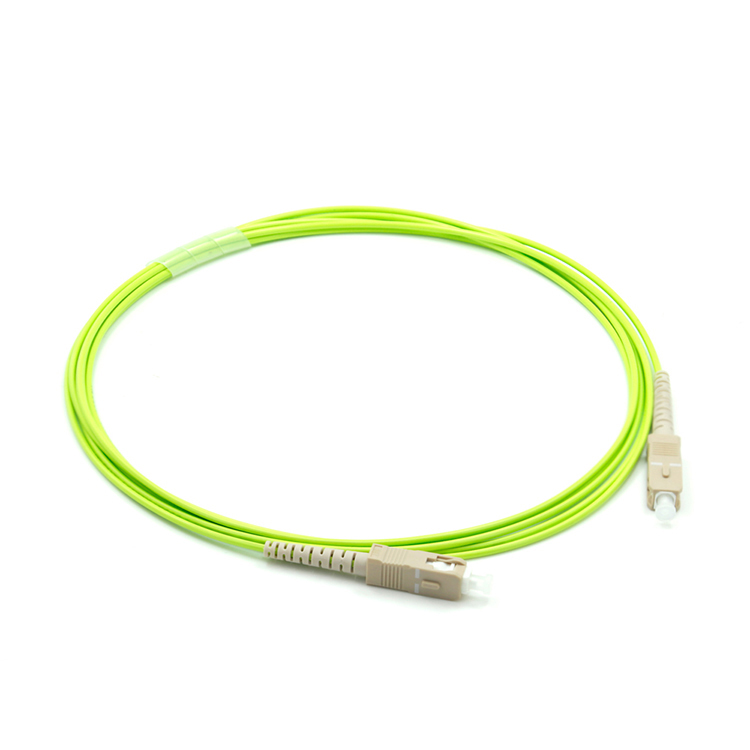 SC-SC/UPC Fiber Optic Patch Cord OM5 Multimode Simplex 2.0mm PVC/LSZH