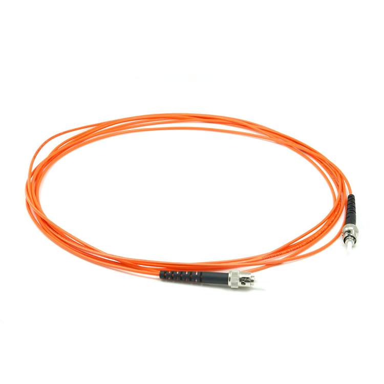 ST-ST/UPC Fiber Optic Patch Cord OM1/OM2 Simplex 2.0mm PVC/LSZH