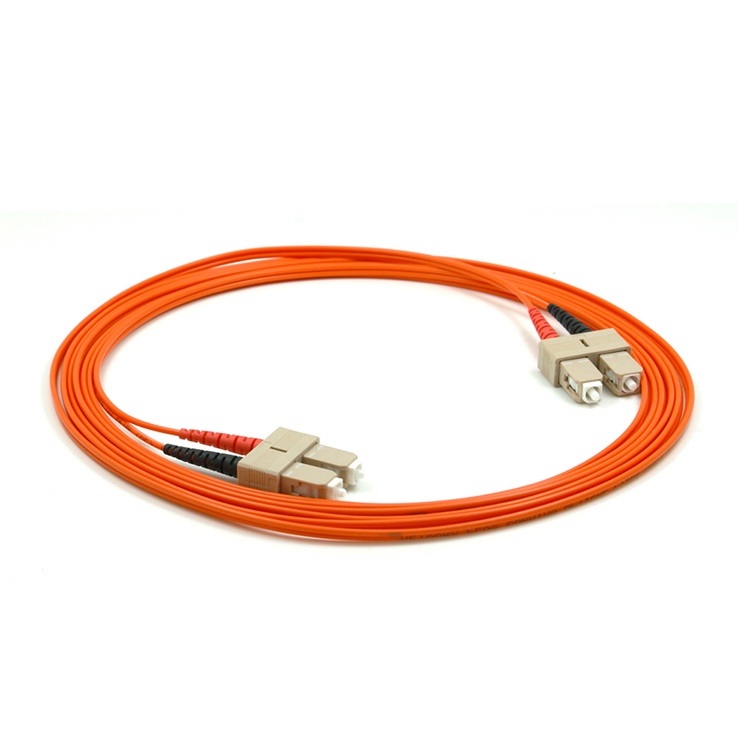 SC-SC/UPC Fiber Optic Patch Cord OM1/OM2 Duplex 2.0mm PVC/LSZH