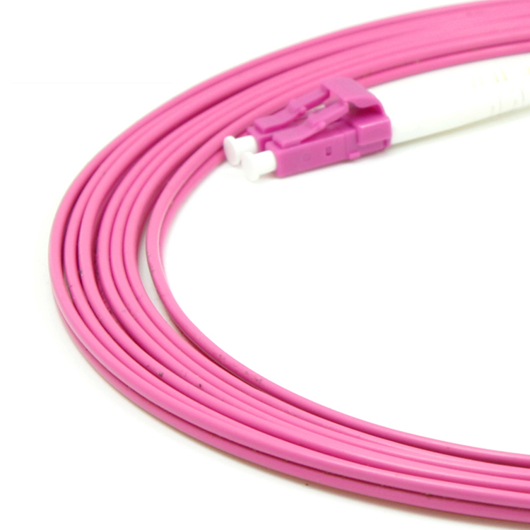 LC-LC/UPC Fiber Optic Patch Cord OM4 Multimode Duplex 50/125um 2.0mm PVC/LSZH