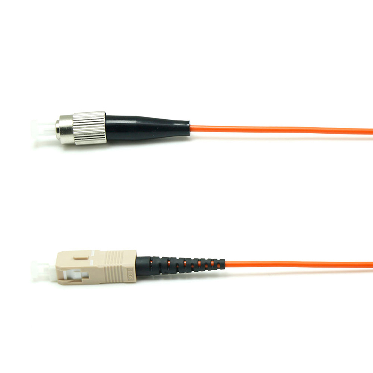LC-SC/UPC Fiber Optic Patch Cord OM1/OM2 Simplex 2.0mm PVC/LSZH