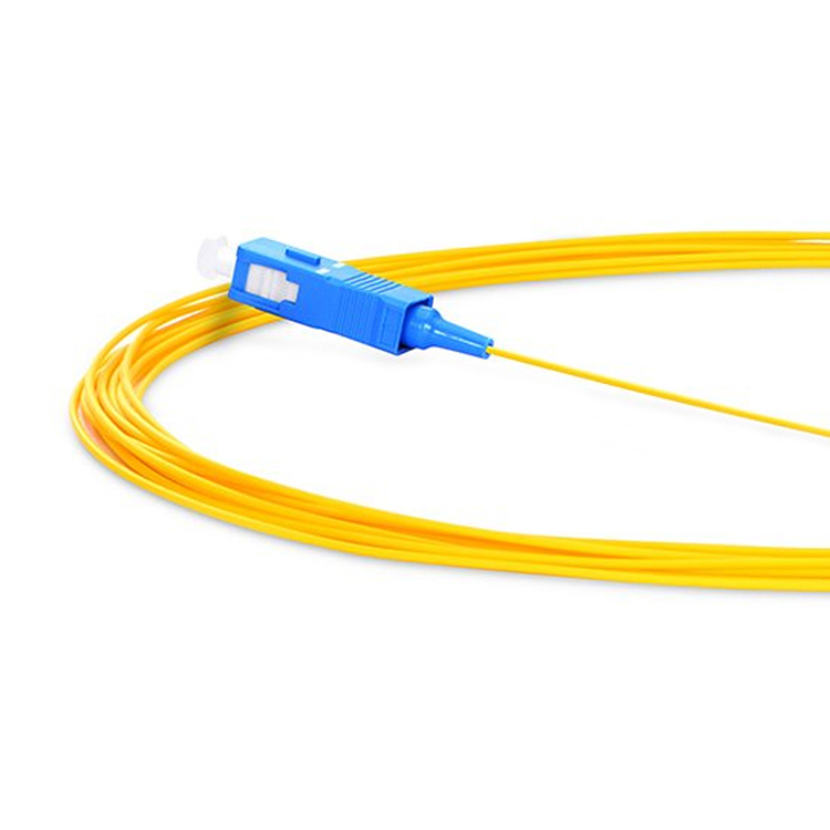 SC/UPC Optical Fiber Pigtail OS2 Singlemode Simplex 9/125um 0.9mm PVC