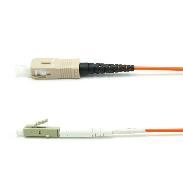 SC-FC/UPC Fiber Optic Patch Cord OM1/OM2 Simplex 2.0mm PVC/LSZH