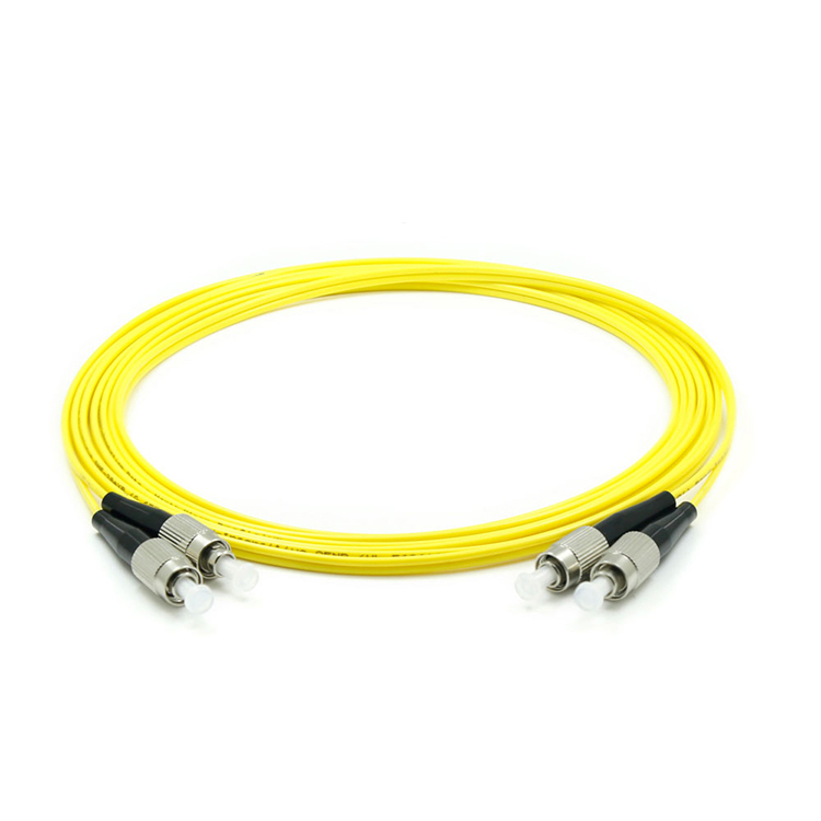 FC-FC/UPC Fiber Optic Patch Cord Singlemode Duplex 9/125um 2.0mm PVC